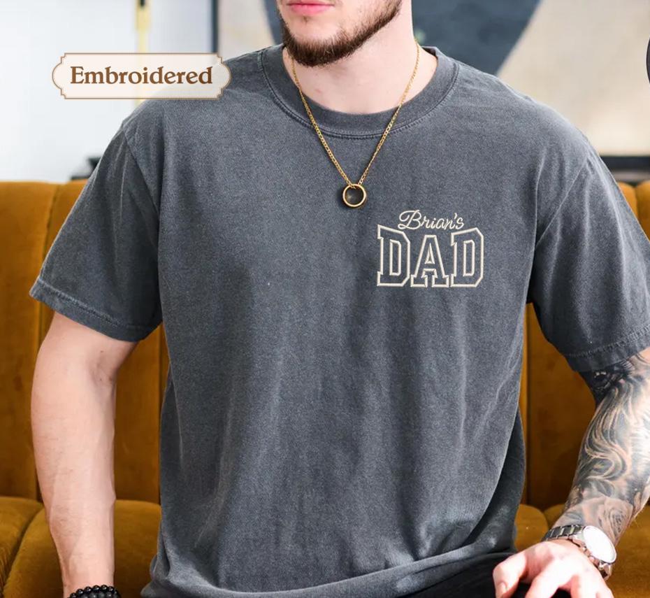 Custom Dad Embroidered Sweatshirt